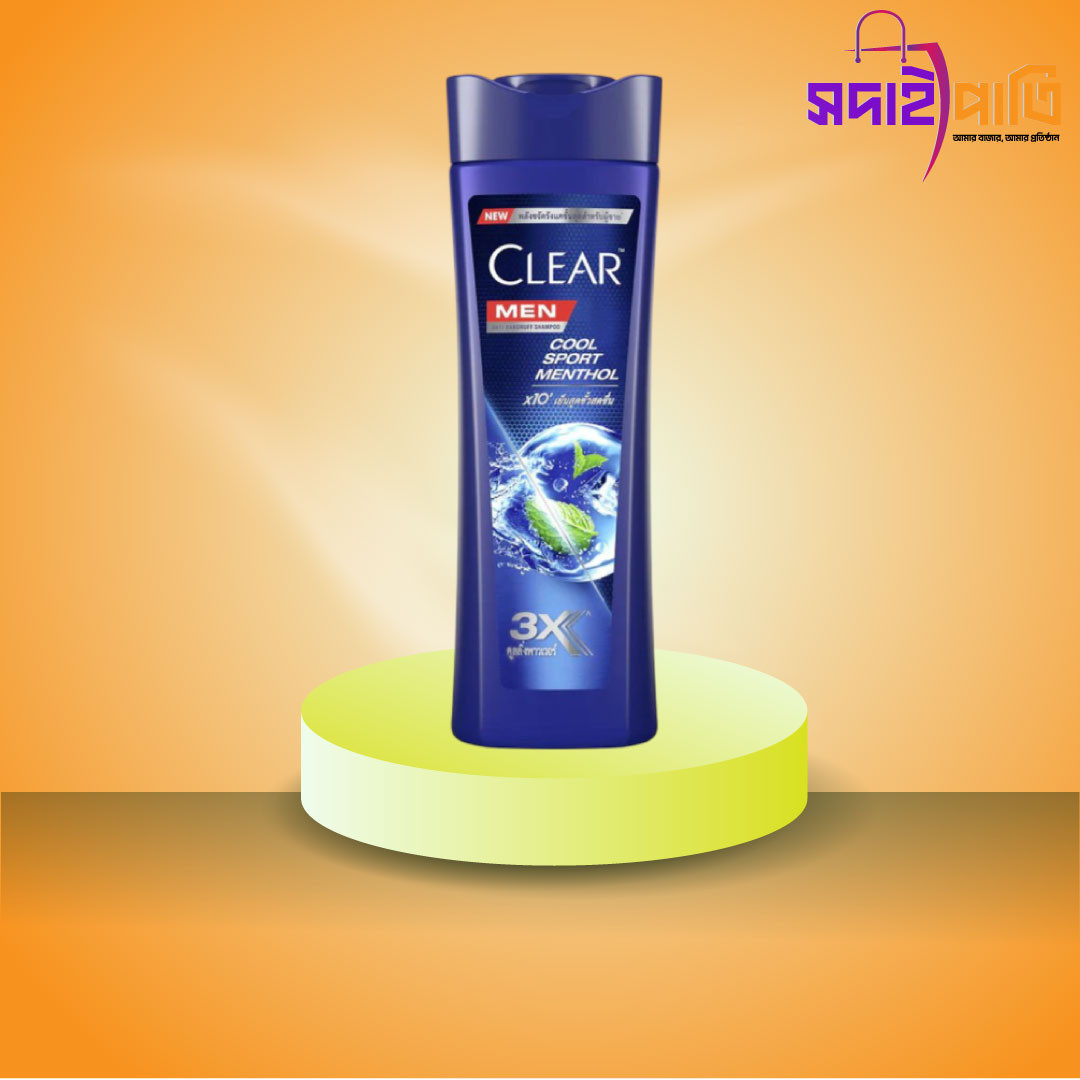 ক্লিয়ার ম্যান শ্যাম্পু কুল স্পোর্ট মেন্থল এন্ট্রি ডেনড্রফ ১৭০ মিলি