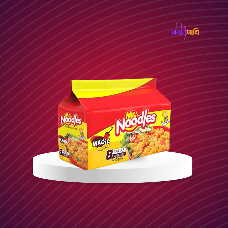 মি. নুডলস (৮ পিস)-৪০০ গ্রাম