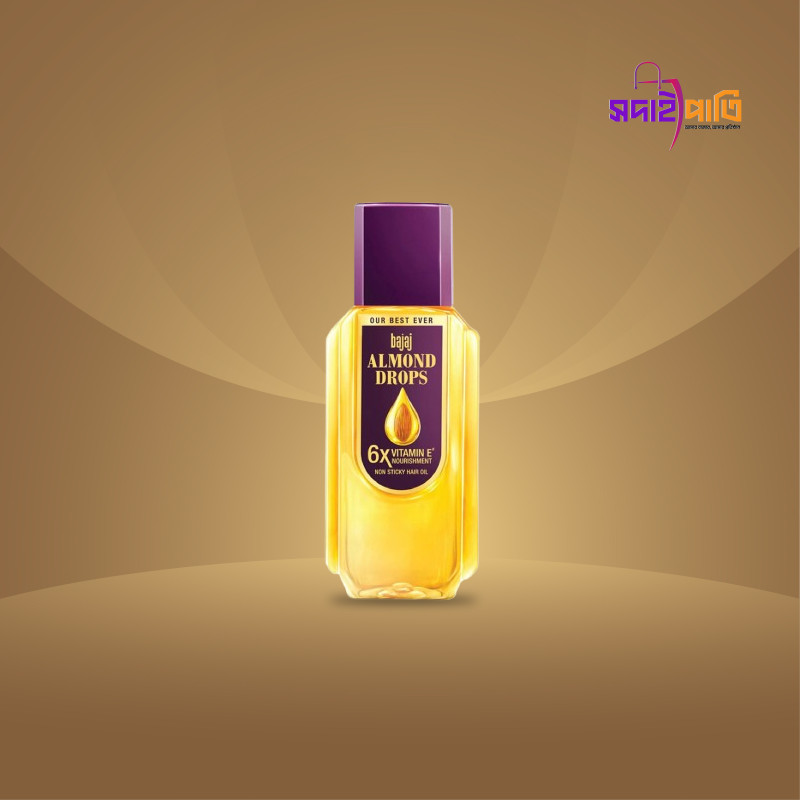 বাজাজ এলমন্ড ড্রপস হেয়ার অয়েল ৫০০মিলি (ইন্ডিয়ান)